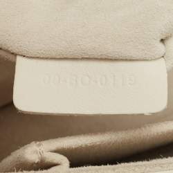Pre Owned Dior Off White Leather Small Diorama Shoulder Bag