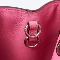 Pre Owned Dior Tricolor Leather Mini Diorissimo Bag