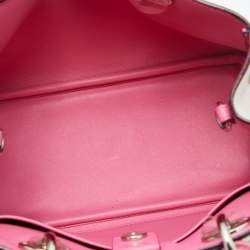 Pre Owned Dior Tricolor Leather Mini Diorissimo Bag