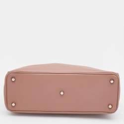 Dior Old Peach Leather Medium Diorissimo Tote