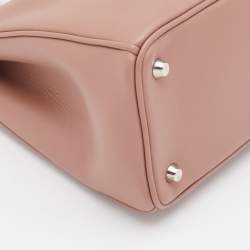 Dior Old Peach Leather Medium Diorissimo Tote