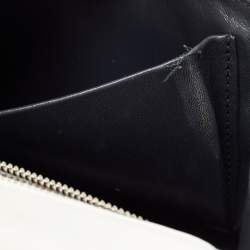 Pre Owned Dior White Patent Leather Small Diorama Shoulder Bag