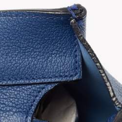 Pre Owned Dior Blue Cannage Leather Medium Ultradior Tote