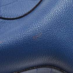 Pre Owned Dior Blue Cannage Leather Medium Ultradior Tote