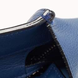 Pre Owned Dior Blue Cannage Leather Medium Ultradior Tote