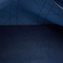 Pre Owned Dior Blue Cannage Leather Medium Ultradior Tote