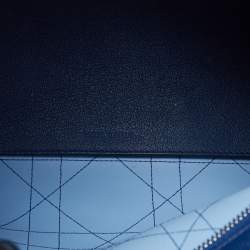Pre Owned Dior Blue Cannage Leather Medium Ultradior Tote