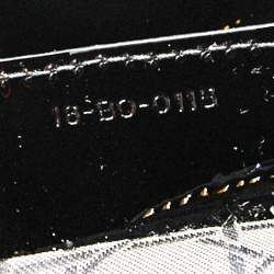 Dior Black Cannage Patent Leather Large Lady Dior Tote