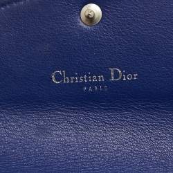 Pre Owned Dior Multicolor Python and Leather Diorissimo Rencontre Wallet