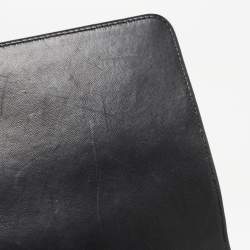 Pre Owned Dior Black Cannage Leather Large Miss Dior Flap Bag