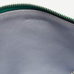 Pre Owned Dior Green Leather Large Diorissimo Shopper Tote