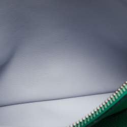 Pre Owned Dior Green Leather Large Diorissimo Shopper Tote