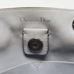 Pre Owned Dior Green Leather Large Diorissimo Shopper Tote