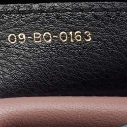 Pre Owned Dior Black Cannage Leather Large Diorling Shoulder Bag