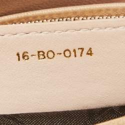 Dior Pink Cannage Leather Medium Lady Dior Tote