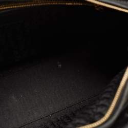 Dior Black Patent Cannage Leather Large Lady Dior Tote