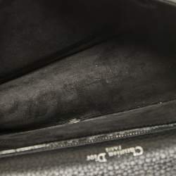 Pre Owned Dior Black Leather Medium Diorama Shoulder Bag