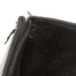 Pre Owned Dior Black Leather Medium Diorama Shoulder Bag