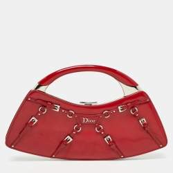 Christian Dior Leather Bobby Frame Bag Shoulder Black Women's Auction