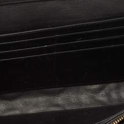Pre Owned Dior Black Cannage Patent Leather Lady Dior Chain Clutch