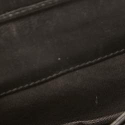 Pre Owned Dior Black Cannage Patent Leather Mini Lady Dior Wallet