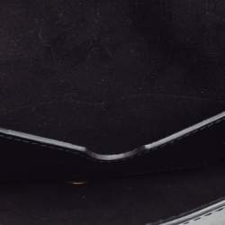 Pre Owned Dior Black Leather Mini D-Bee Saddle Bag