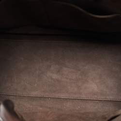 Pre Owned Dior Bronze Leather Medium Diorever Bag