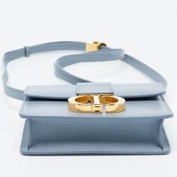 Dior Light Blue Leather Micro 30 Montaigne Crossbody Bag