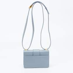 Dior Light Blue Leather Micro 30 Montaigne Crossbody Bag