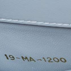Dior Light Blue Leather Micro 30 Montaigne Crossbody Bag