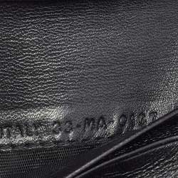 Dior Black Cannage Leather Lady Dior Compact Wallet