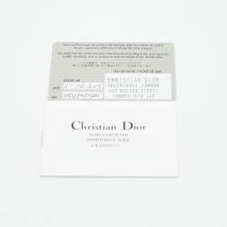 Pre Owned Dior Black Cannage Leather Miss Dior Flap Chain Bag