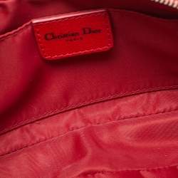 Pre Owned Dior Multicolor Oblique Coated Canvas and Leather Vintage Rasta 1 Pochette Bag 