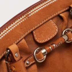 Pre Owned Dior Tan Leather My Dior Satchel