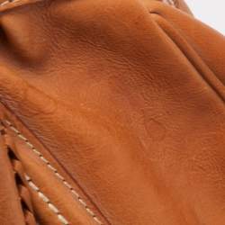 Pre Owned Dior Tan Leather My Dior Satchel