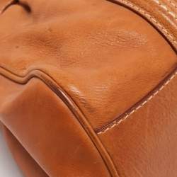 Pre Owned Dior Tan Leather My Dior Satchel