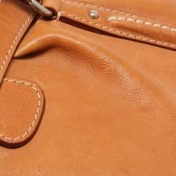Pre Owned Dior Tan Leather My Dior Satchel