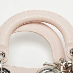 Dior Pink Leather Mini Secret Garden Diorissimo Tote