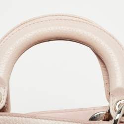 Dior Pink Leather Mini Secret Garden Diorissimo Tote