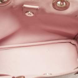 Dior Pink Leather Mini Secret Garden Diorissimo Tote