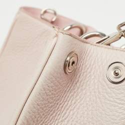 Dior Pink Leather Mini Secret Garden Diorissimo Tote