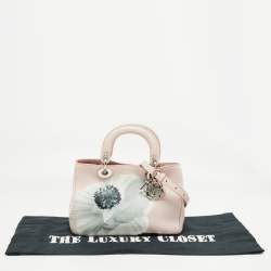 Dior Pink Leather Mini Secret Garden Diorissimo Tote
