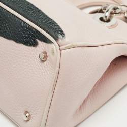 Dior Pink Leather Mini Secret Garden Diorissimo Tote