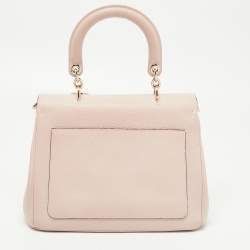 Pre Owned Dior Beige Leather Small Be Dior Flap Top Handle Bag