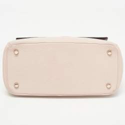 Pre Owned Dior Beige Leather Small Be Dior Flap Top Handle Bag