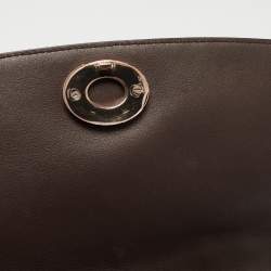 Pre Owned Dior Beige Leather Small Be Dior Flap Top Handle Bag