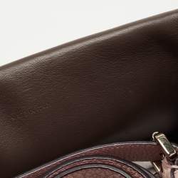 Pre Owned Dior Beige Leather Small Be Dior Flap Top Handle Bag