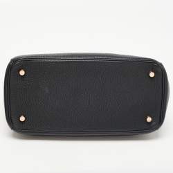 Pre Owned Dior Black Leather Small Be Dior Flap Top Handle Bag