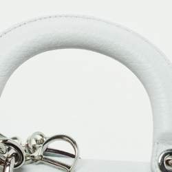 Pre Owned Dior Mint Green Leather Mini Be Dior Top Handle Bag