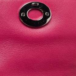 Pre Owned Dior Mint Green Leather Mini Be Dior Top Handle Bag